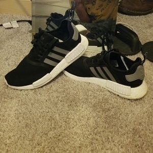 adidas shoes grey with black stripes